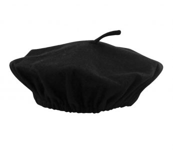 Black French Beret Hat (Adult)