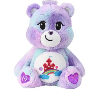 Care Bears Medium Plush 14″ Toy – Care-A-Lot Bear 40th Anniversary