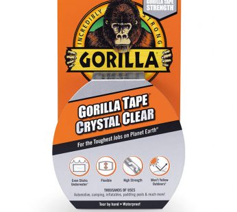 Gorilla Crystal Clear Tape (Clear Repair) 8.2m